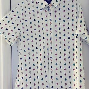 New Grateful Dead L White Classic Button Down Shirt Mens